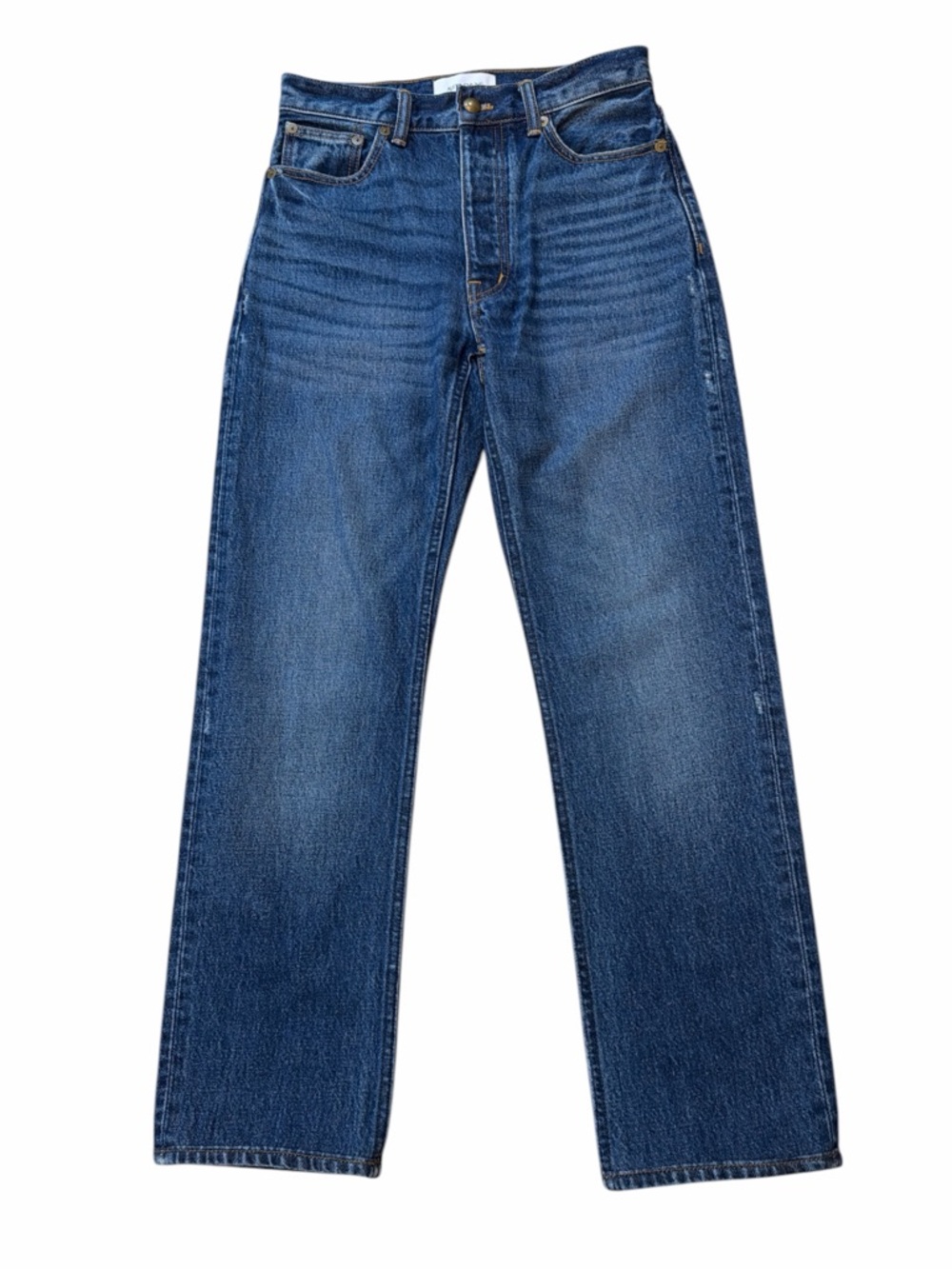 Alexa Chung Madewell Classic Straight-Leg Jeans